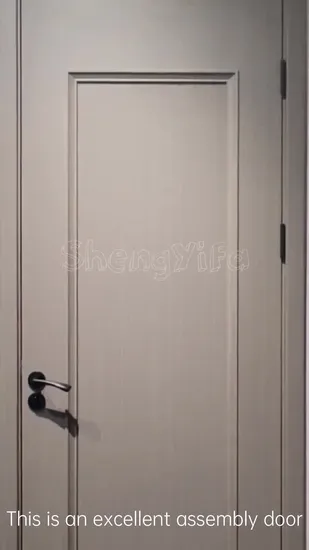 Shengyifa огнестойкая водонепроницаемая дверь в ванную комнату отеля из ПВХ WPC
